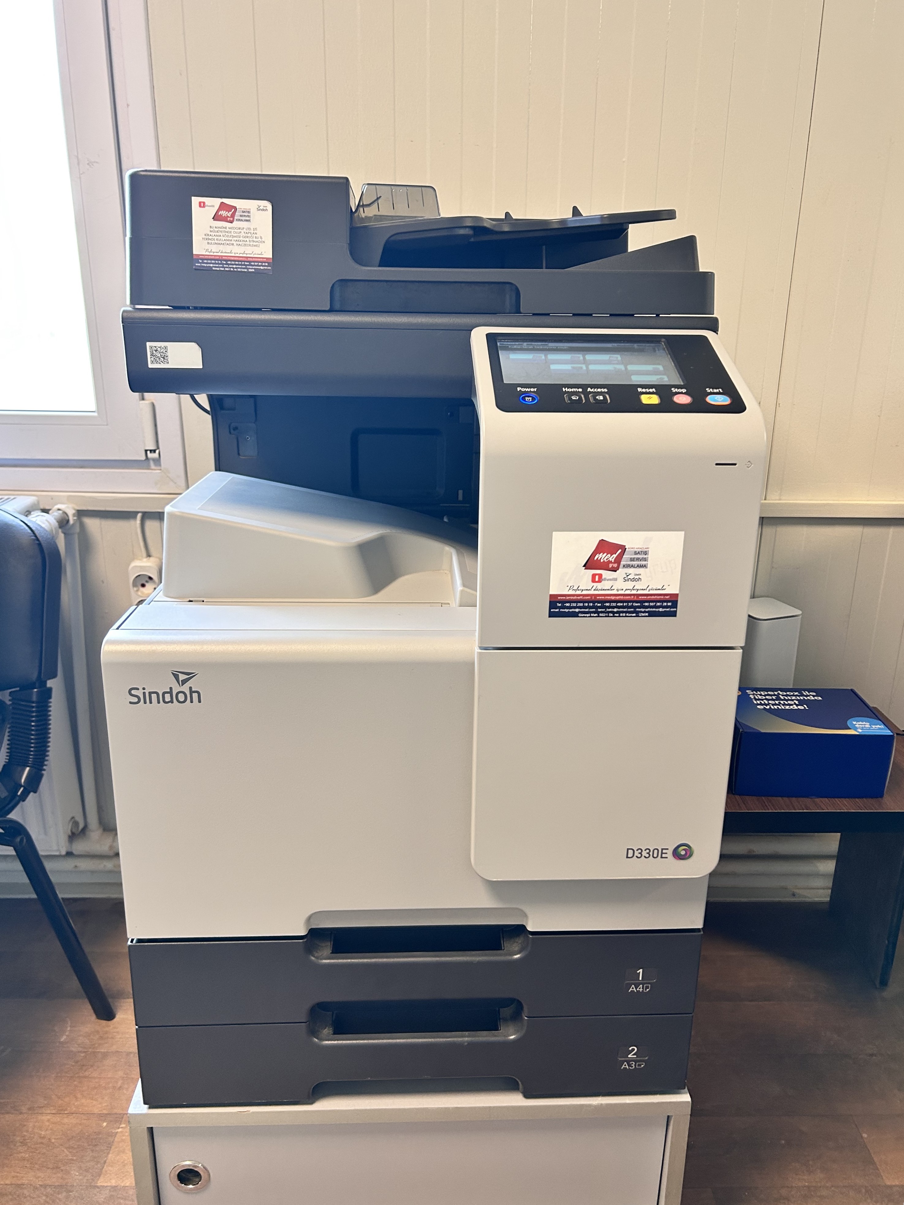 Sindoh D330 A3 Siyah Beyaz Fotokopi Makinesi